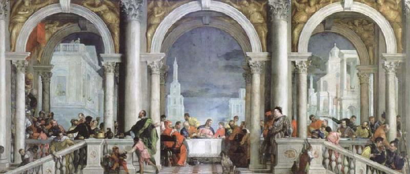 Paolo Veronese feast in the house of levi Germany oil painting art